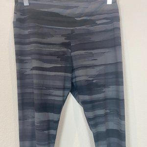 Grey Capri Length Leggings